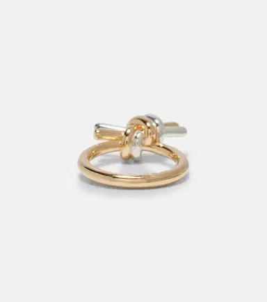 Bottega Veneta Knot gold-plated sterling silver ring | Thumbnail 2