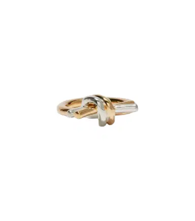 Bottega Veneta Knot gold-plated sterling silver ring | Thumbnail 1