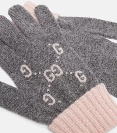 Gucci GG cashmere jacquard gloves | Thumbnail 2