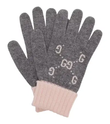 Gucci GG cashmere jacquard gloves | Thumbnail 1