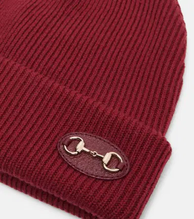Gucci Horsebit ribbed-knit wool beanie | Thumbnail 3