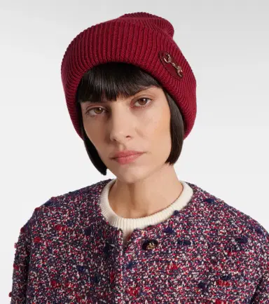 Gucci Horsebit ribbed-knit wool beanie | Thumbnail 4