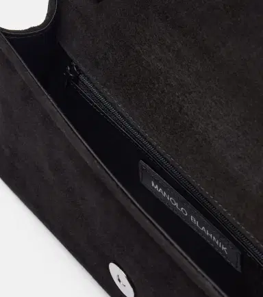 Manolo Blahnik Maygot suede clutch | Thumbnail 2 Manolo Blahnik Maygot suede clutch | Thumbnail 2