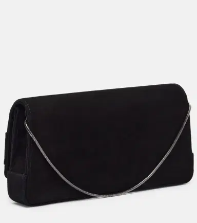 Manolo Blahnik Maygot suede clutch | Thumbnail 3 Manolo Blahnik Maygot suede clutch | Thumbnail 3