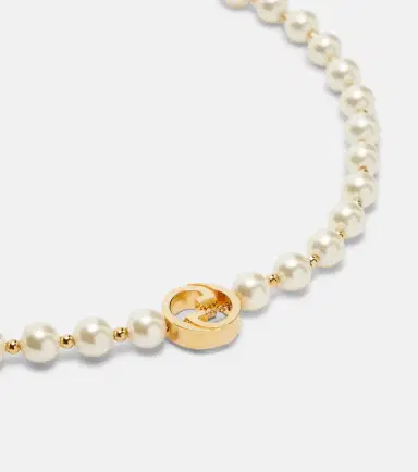 Gucci Interlocking G pearl necklace | Thumbnail 2