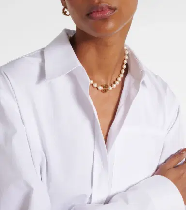 Gucci Interlocking G pearl necklace | Thumbnail 5