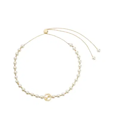 Gucci Interlocking G pearl necklace | Thumbnail 1