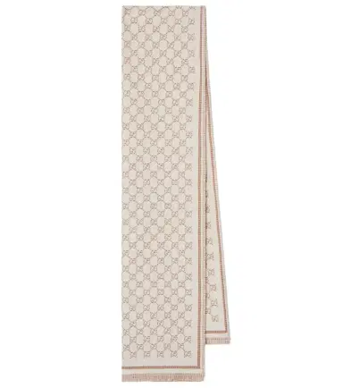 Gucci GG wool-blend jacquard scarf | Thumbnail 1
