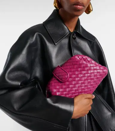 Bottega Veneta Lauren 1980 Small leather clutch | Thumbnail 5