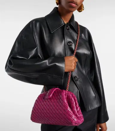 Bottega Veneta Lauren 1980 Small leather clutch | Thumbnail 7