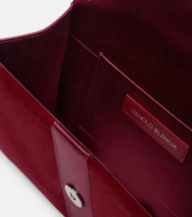 Manolo Blahnik Capri embellished velvet clutch | Thumbnail 2