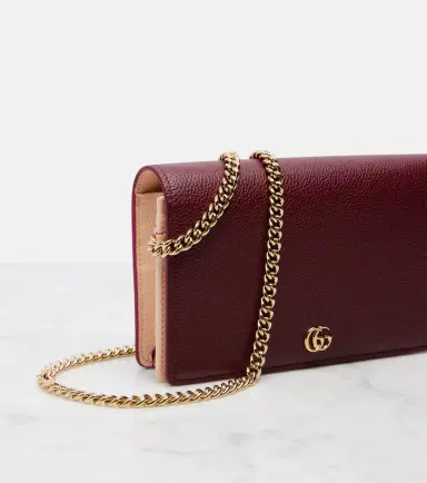 Gucci GG Marmont leather wallet on chain | Thumbnail 4 Gucci GG Marmont leather wallet on chain | Thumbnail 4