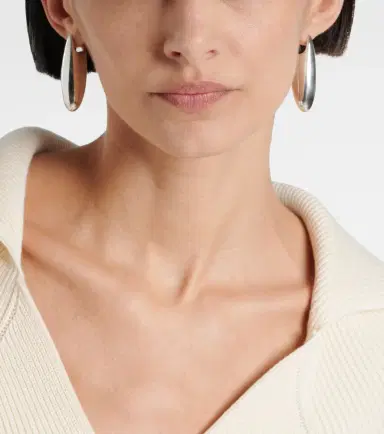 Bottega Veneta Sterling silver earrings | Thumbnail 5 Bottega Veneta Sterling silver earrings | Thumbnail 5