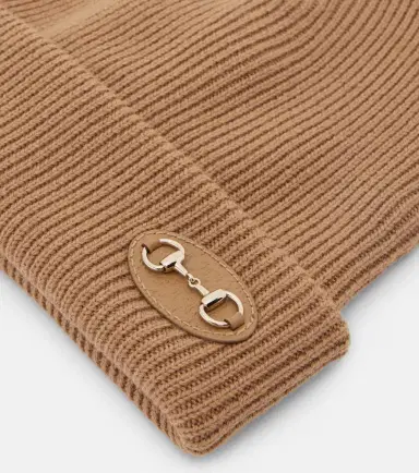 Gucci Horsebit ribbed-knit wool beanie | Thumbnail 2