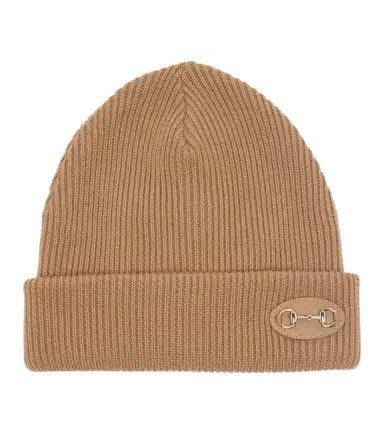 Gucci Horsebit ribbed-knit wool beanie | Thumbnail 1
