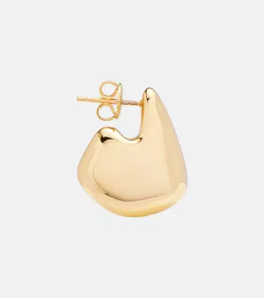 Bottega Veneta Drop Small gold-plated earrings | Thumbnail 3