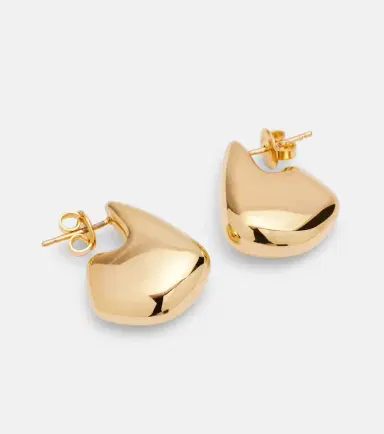 Bottega Veneta Drop Small gold-plated earrings | Thumbnail 4