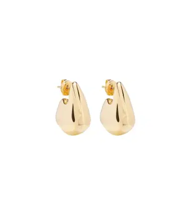 Bottega Veneta Drop Small gold-plated earrings | Thumbnail 1