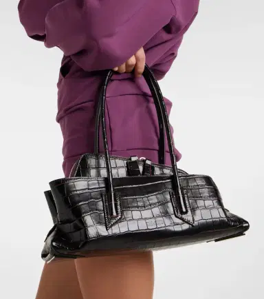The Attico La Passeggiata Small leather shoulder bag | Thumbnail 4