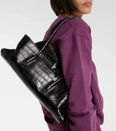 The Attico La Passeggiata Small leather shoulder bag | Thumbnail 6