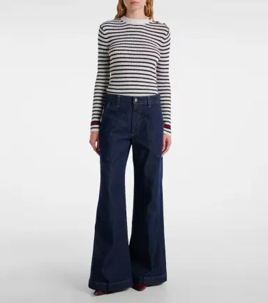 Citizens of Humanity x Argent Beverly mid-rise wide-leg jeans | Thumbnail 4