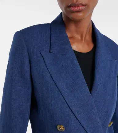 Citizens of Humanity x Argent Chelsea linen denim blazer | Thumbnail 3