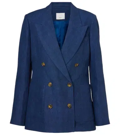 Citizens of Humanity x Argent Chelsea linen denim blazer | Thumbnail 1