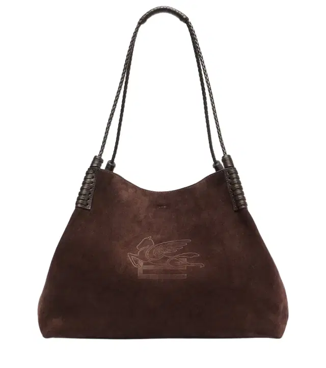Libra Medium suede tote bag
