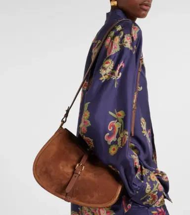 Etro Small suede shoulder bag | Thumbnail 4