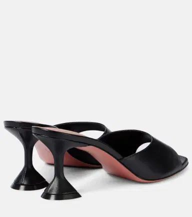 Amina Muaddi Lupita 70 leather mules | Thumbnail 4