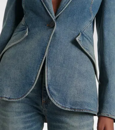 Alexander McQueen Denim blazer | Thumbnail 3 Alexander McQueen Denim blazer | Thumbnail 3