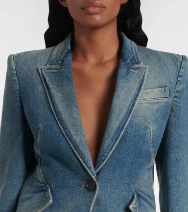 Alexander McQueen Denim blazer | Thumbnail 4 Alexander McQueen Denim blazer | Thumbnail 4