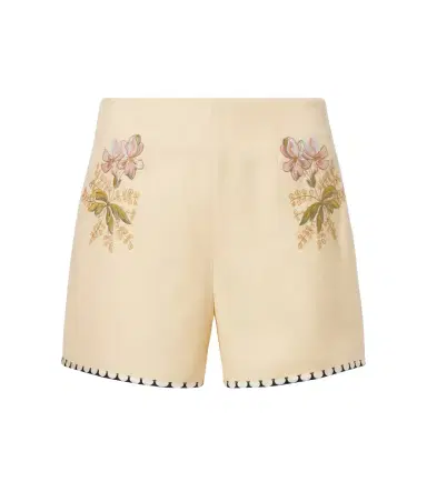 Valentino Escape floral embroidered shorts | Thumbnail 1