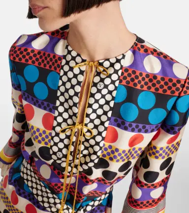 Valentino Escape polka-dot silk minidress | Thumbnail 2