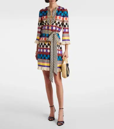 Valentino Escape polka-dot silk minidress | Thumbnail 4