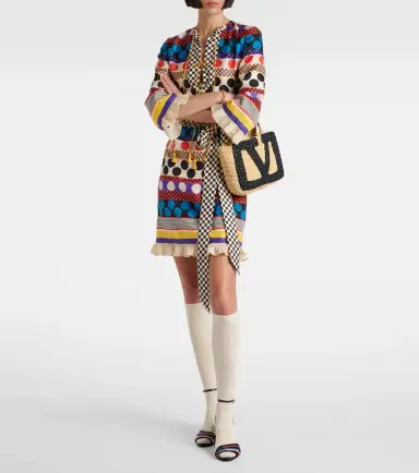 Valentino Escape polka-dot silk minidress | Thumbnail 5