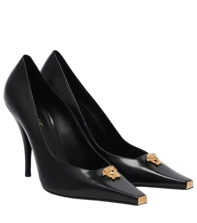 Versace La Medusa 105 leather pumps