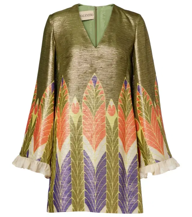 Valentino Escape printed silk-blend minidress