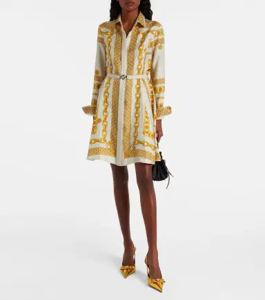 Versace Gianni Ribbon 85 leather slingback pumps | Thumbnail 5 Versace Gianni Ribbon 85 leather slingback pumps | Thumbnail 5
