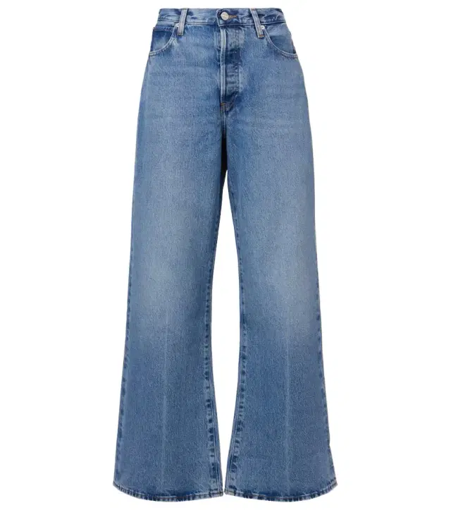 Frame Loose mid-rise wide-leg jeans