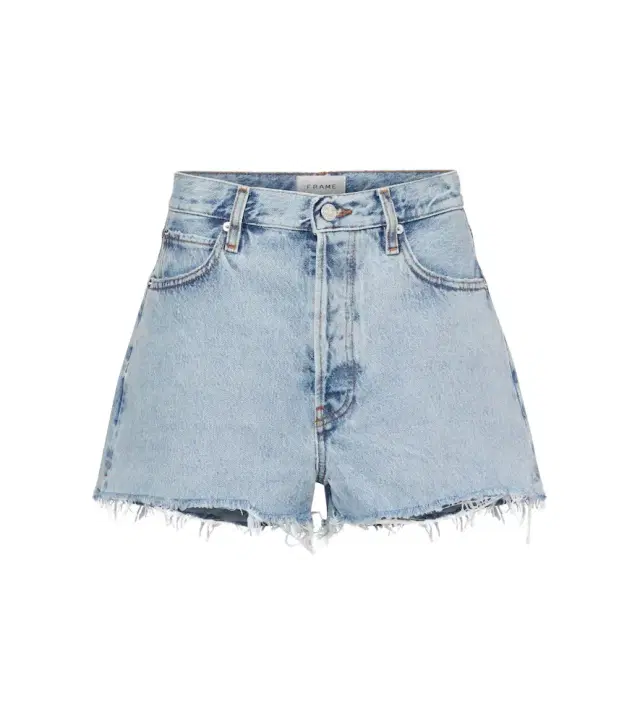Frame Dare high-rise denim shorts