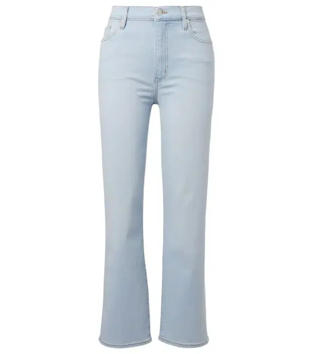 Frame Le Sleek high-rise straight jeans