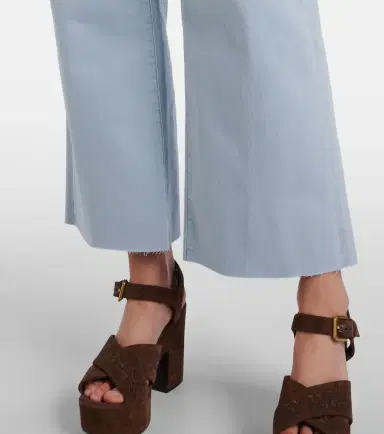 Frame Anchor high-rise wide-leg jeans | Thumbnail 2