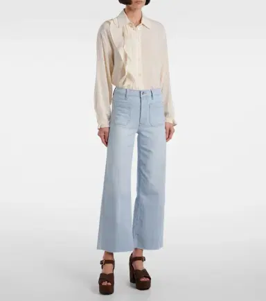 Frame Anchor high-rise wide-leg jeans | Thumbnail 4