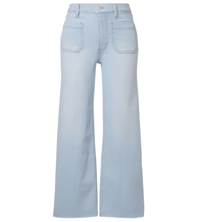 Frame Anchor high-rise wide-leg jeans