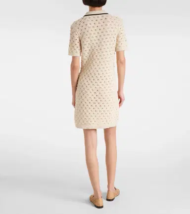 Frame Bauble pointelle cotton polo dress | Thumbnail 2