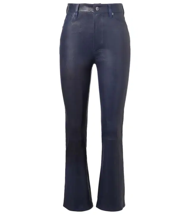 Frame Reboot Crop leather bootcut pants