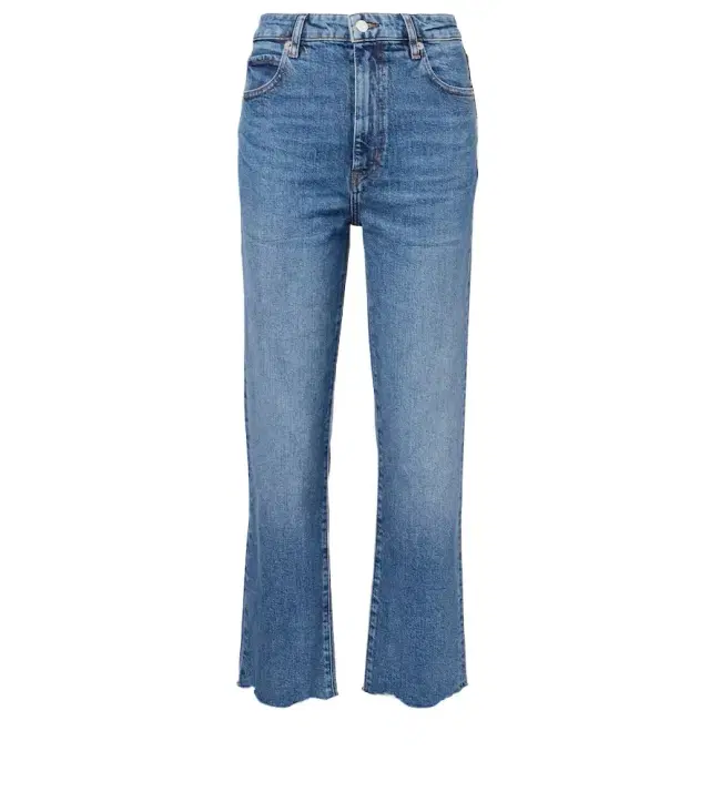 Frame Ruler cropped straight jeans