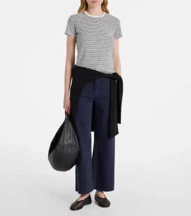 Frame Striped cotton T-shirt | Thumbnail 2