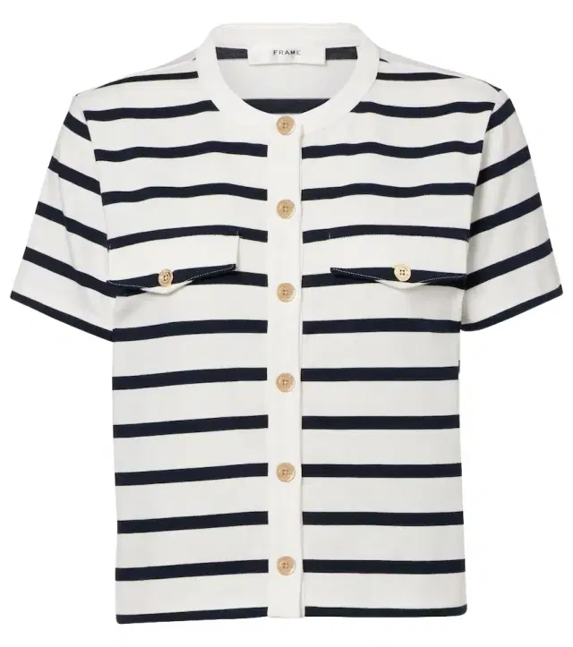 Frame Striped cotton top